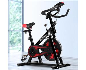Everfit Spin Bike Exercise Bike Cycling Fitness Commercial Home Workout Gym Equipment Black