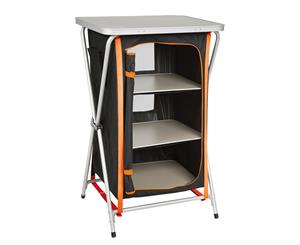 Explore Planet Earth Camp 3-Tier Pantry - Grey/Orange