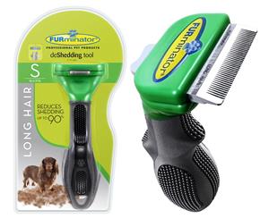 FURminator Deshedding Tool for Small Dogs - Long Hair