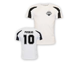 Ferenc Puskas Real Madrid Sports Training Jersey (white)