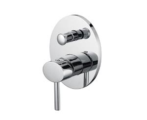 Fienza Ovalie Wall Shower/ Bath Mixer with Diverter Chrome 215102