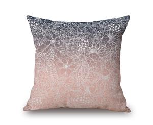 Flowers on Cotton&linen Pillow Cover 80713