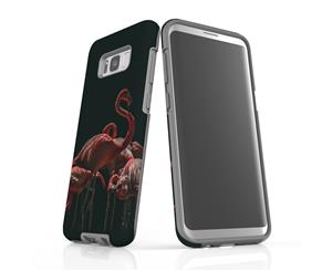 For Samsung Galaxy S8 Plus Case Protective Back Cover Flamingo Flock