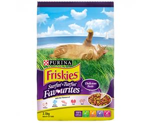 Friskies Surfin & Turfin Favourites Cat Food 2.5kg (CFF3090)