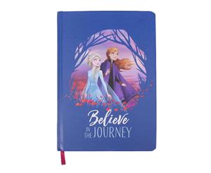 Frozen Notebook Believe In The Journey Elsa Official A5 - Blue