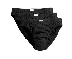 Fruit Of The Loom Mens Classic Slip Briefs (Pack Of 3) (Black) - RW3158