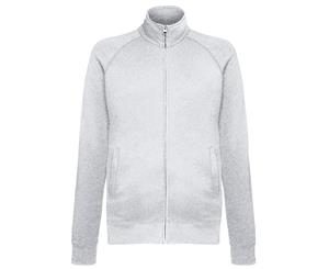 Fruit Of The Loom Mens Lightweight Full Zip Sweatshirt Jacket (Heather Grey) - RW4500