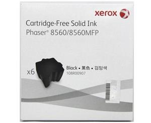 Fuji-Xerox Phaser 8560/MFP Black Ink Sticks - 6 Pack - Estimated Page Yield 6000 pages