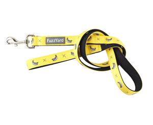 FuzzYard Dog Lead Monkey Mania Yellow Small