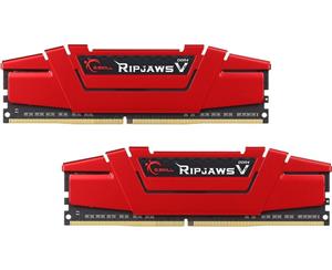 G.Skill Ripjaws V Red 16GB (2x8GB) Dual Channel RAM KIT DDR4 2666MHz C15 Gaming Desktop Memory PC4-21300 1.2V F4-2666C15D-16GVR