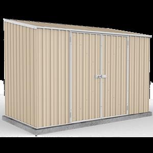 Garden Pro 3 x 1.52 x 2.08m Masterstore Double Door Shed - Cream