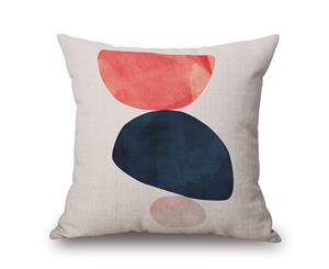 Geometric Simple Cotton&linen Pillow Cover 84430