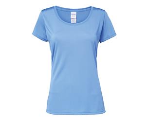 Gildan Womens/Ladies Performance Core Short Sleeve T-Shirt (Sport Light Blue) - PC2852