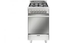 Glem 530mm Freestanding Dual Fuel Cooker - Stainless Steel