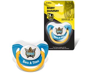 Gold Coast Titans NRL Baby Dummy Pacifier Born a Titan