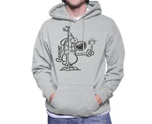 Grimmy Birthday Banger Men's Hooded Sweatshirt - Heather Grey