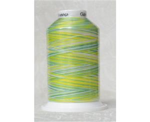 Gutermann Bulky-Lock No.80 1000m Overlocking Thread #9963 Variegated Yellow Green