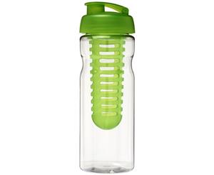 H2o Base 650Ml Flip Lid Sport Bottle And Infuser (Transparent/Lime Green) - PF2845