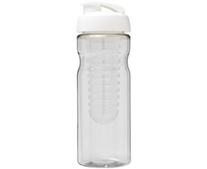 H2o Base 650Ml Flip Lid Sport Bottle And Infuser (Transparent/White) - PF2845