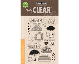 Hero Arts Clear Stamps 4&quotX6"-Sun Showers