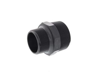 Hex Nipple 50 x 40mm Reducing BSP Plumbing Irrigation Poly Fitting Water Hansen