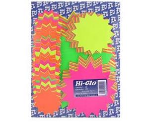 Hi-Glo Assorted Stars (Pack Of 100) (Multicoloured) - ST1200