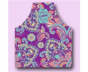 Hostess with the Mostess Domestic Goddess Polyester Apron by Lisa Pollock