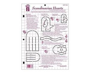 Hot Off The Press Template 8.5In. X11in. Scandinavian Hearts