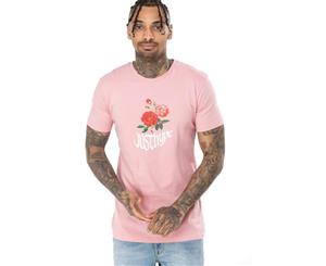 Hype Pink Wavey Blossom Men's T-Shirt - Pink