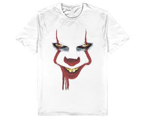 IT Movie Pennywise Clown Face Supernatural Horror White T Shirt