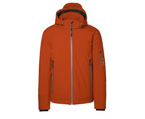 Id Mens Winter Water Resistant Regular Fitting Soft Shell Jacket (Orange) - ID372