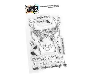 Ink On 3 - 4in X 6in Clear Stamp Set - Oh Deer