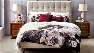 Isobel Plum Queen Quilt Cover Set