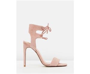 Izoa Jasmine Heels Blush Suede