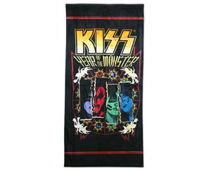 JUMBO Beach Bath Jim Towel KISS Gene Simmons TYPE Year of the Monster