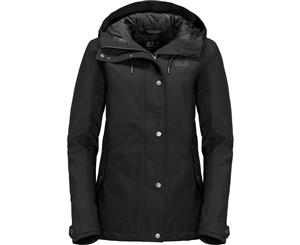 Jack Wolfskin Womens/Ladies Mora Waterproof Windproof Jacket Coat - Black