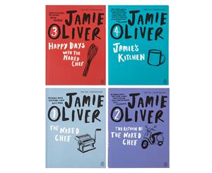 Jamie Oliver Cooking Collection 4-Book Set