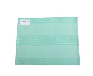 Jensen Dobby Placemat Aqua