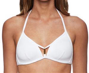Jets Women's Bralette Bikini Top - White
