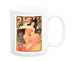 Job Cigarette Papers 2 Alphonse Mucha Mug - 11 Fluid Oz