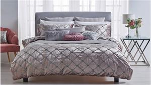 Julienne Champagne Super King Quilt Cover Set