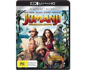 Jumanji Welcome to the Jungle 4K Ultra HD Blu-ray Digital Download UHD Region B