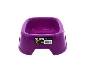 K9 Homes Plastic Small Bowl Purple Tough Durable Easy To Clean Convenient