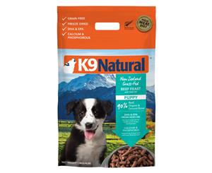 K9 Natural Freeze Dried Puppy Beef Feast Dog Food 1.8kg