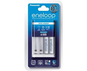 KKJ51MCC4TA PANASONIC Eneloop 10Hr Standard Charger With 4 Bonus Lsd Aa Batteries K-KJ51MCC4TA