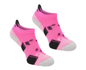 Karrimor Women 2 pack Running Socks Ladies - Bright Pink