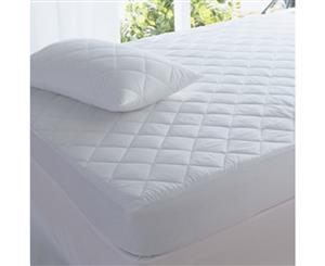 King Single Bed - Soho Quilted Microfibre Fitted Mattress Protector