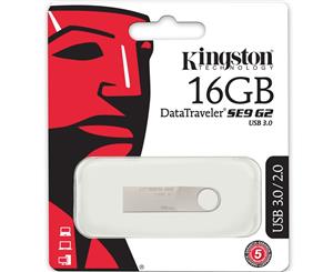 Kingston 16GB Data Traveler USB 3.0 Flash Drive DTSE9G2/16GB