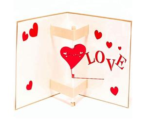 Knock My Heart Pop Up Greeting Card