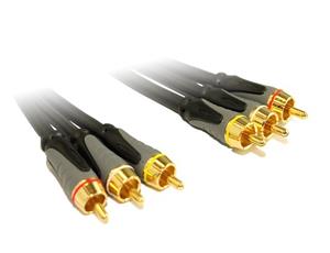 Konix 10M High Grade RCA A/V Cable with OFC